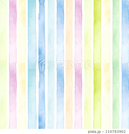 seamless watercolor cute childish pastel tone lines white background seamless watercolor cute childish pastel tone lines white background 110783902