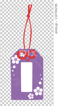 コピースペースのある御守りのイラスト 110784246