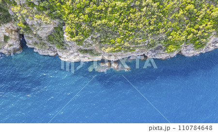 Aerial view at the beach. 110784648