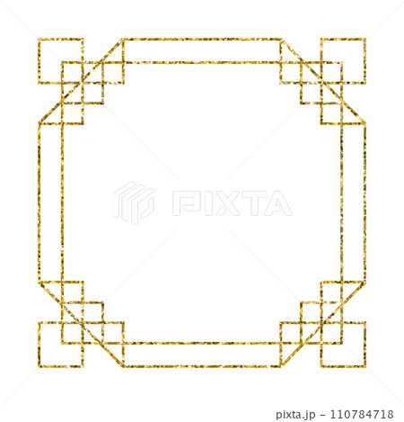 Chinese new year luxury gold frame ornament Chinese new year luxury gold frame ornament 110784718