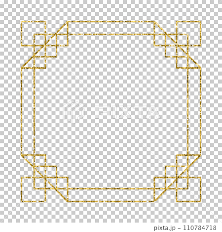Chinese new year luxury gold frame ornament Chinese new year luxury gold frame ornament 110784718