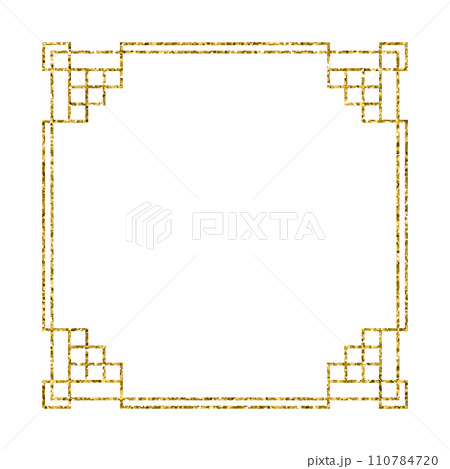 Chinese new year luxury gold frame ornament Chinese new year luxury gold frame ornament 110784720
