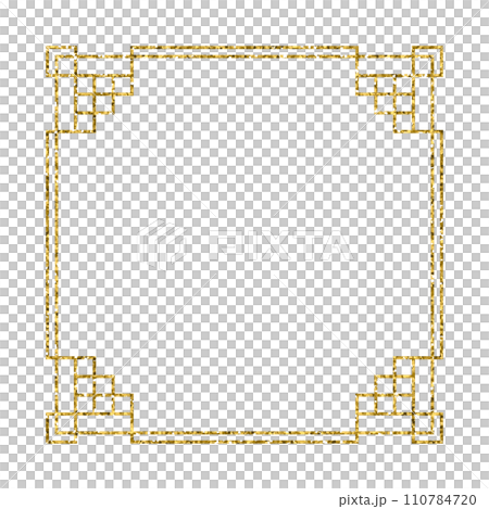 Chinese new year luxury gold frame ornament Chinese new year luxury gold frame ornament 110784720