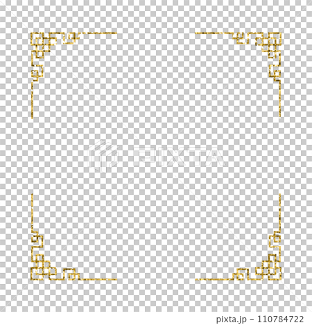 Chinese new year luxury gold frame ornament Chinese new year luxury gold frame ornament 110784722