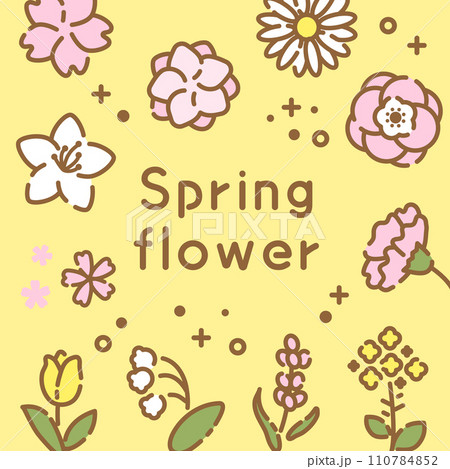 春の花の背景_4 110784852