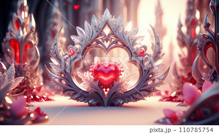 Love, valentine, colorful composition, symbolism and romance of love, February 14, Valentine's Day Love, valentine, colorful composition, symbolism and romance of love, February 14, Valentine's Day 110785754