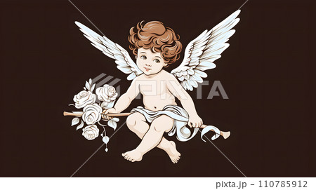 天使・キューピットのイラスト素材 [110785912] - PIXTA