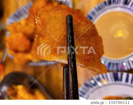 Chinese Sweet and Sour Pork Fried 110786111