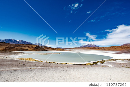 Bolivian mountain landscape 110787262