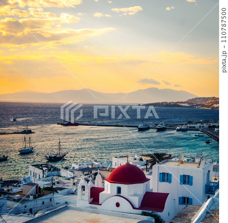 Traditional greek church Traditional greek church 110787500