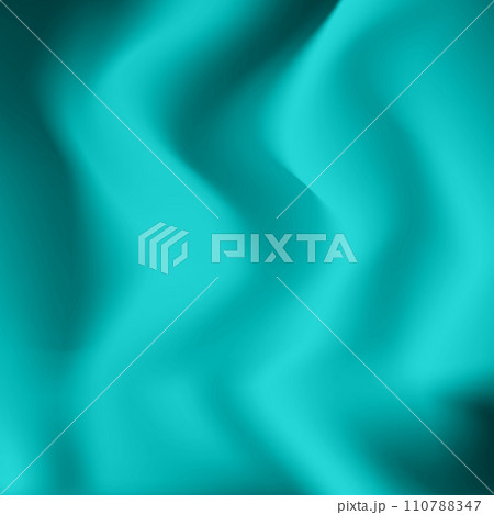 Silk blue background. Abstract vector pattern with copy space. Liquid wave texture, smooth drapery wallpaper. Wedding fabric, satin. Wavy design for banner, card, postcard, backdrop 110788347