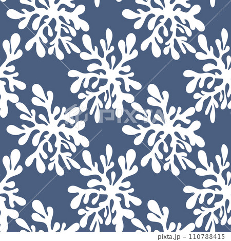 Seamless floral pattern based on traditional folk art ornaments. Colorful flowers on color background. Scandinavian style. Sweden nordic style. Vector illustration. Simple minimalistic pattern Seamless floral pattern based on traditional folk art ornaments. Colorful flowers on color background. Scandinavian style. Sweden nordic style. Vector illustration. Simple minimalistic pattern 110788415
