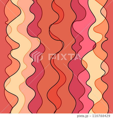 Abstract background with colorful geometric shapes. Rainbow seamless pattern. Gradient waves, lines, dynamical forms. Design for poster, fabric, textile Abstract background with colorful geometric shapes. Rainbow seamless pattern. Gradient waves, lines, dynamical forms. Design for poster, fabric, textile 110788429