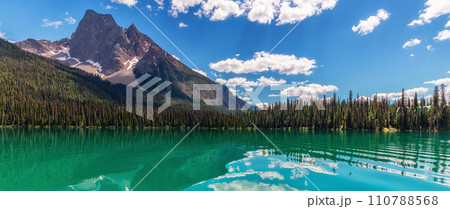 Colorful Lake with Mountain Landscape nature background. Colorful Lake with Mountain Landscape nature background. 110788568