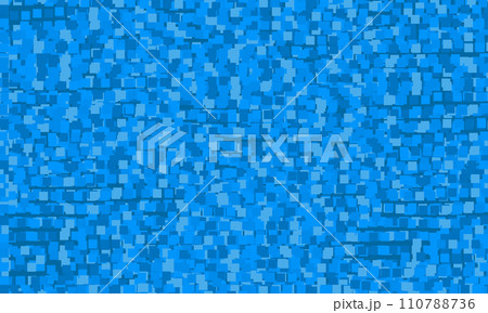 Blue ceramic tile mosaic in swimming pool seamless pattern 110788736