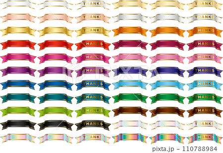 カラーバリエ、リボン線4 110788984