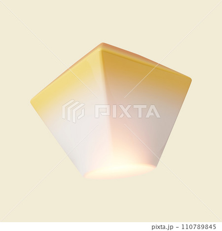 3d chinese lanterns. Mid autumn festival. icon isolated on yellow background. 3d rendering illustration. Clipping path. 3d chinese lanterns. Mid autumn festival. icon isolated on yellow background. 3d rendering illustration. Clipping path. 110789845