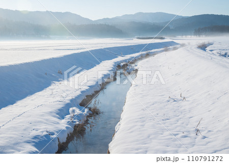 源流近くの姫川の風景【北安曇郡白馬村】 源流近くの姫川の風景【北安曇郡白馬村】 110791272