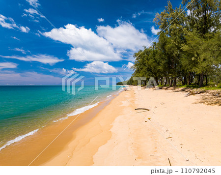 Beautiful sea beach background,Amazing sea ocean in good weather day,Nature beach sand background Beautiful sea beach background,Amazing sea ocean in good weather day,Nature beach sand background 110792045