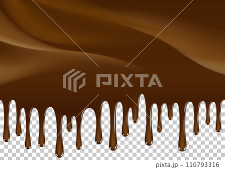 melting chocolate background material 110793316