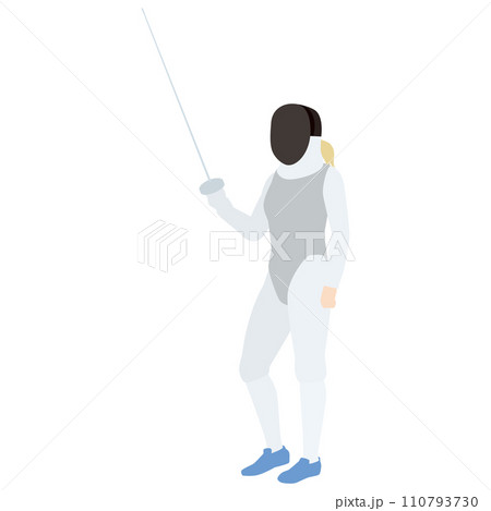 女子フェンシング選手 110793730
