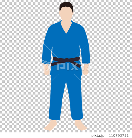 男子柔道選手 110793731