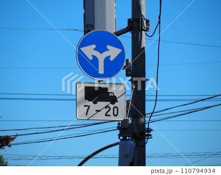 道路標識 道路標識 110794934