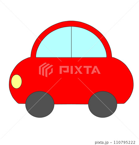 かわいいクルマのアイコンイラスト 110795222