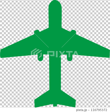 飛行機アイコンイラスト 110795372