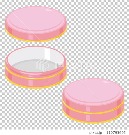 粉紅色細圓罐套裝 110795695