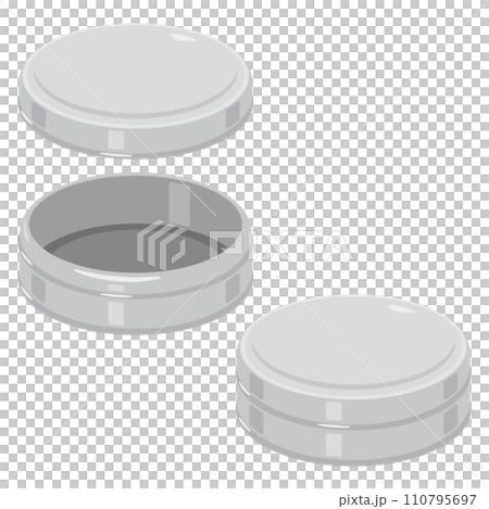 Thin round tin can set Thin round tin can set 110795697
