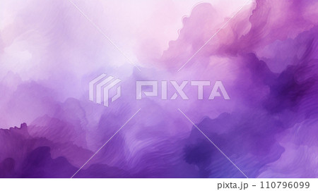 Abstract purple watercolor background.Hand painted watercolor. AI Abstract purple watercolor background.Hand painted watercolor. AI 110796099