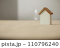 The growth of investment in real estate. Future planning Including financial planning and long-term investments. Small wooden house model 110796240