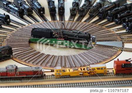 鉄道模型Nゲージ　車両基地 110797187