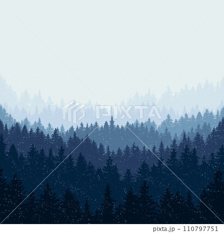 Forest trees mountains wallpaper 110797751