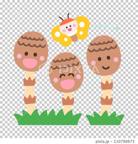 つくしとちょうちょ 110798673