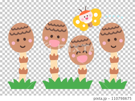 Tsukushi和蝴蝶 110798675