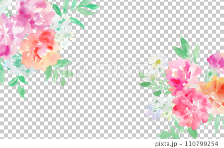 水彩康乃馨背景圖 水彩康乃馨背景圖 110799254