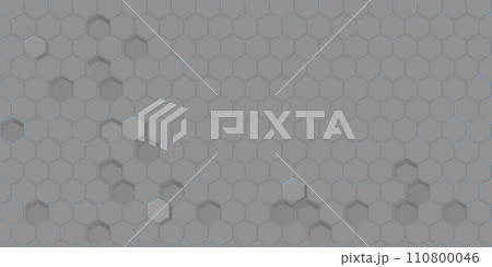 Abstract Seamless Futuristic Simple Hexagonal Gaming Cyber Vector Tech Background Template 110800046