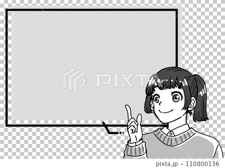 思想泡泡和女孩 110800136