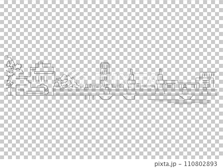 nuance_illustration_town_cityscape_illust：巴黎，歐洲 110802893