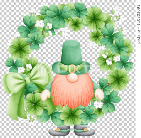 Luck of the Irish! Watercolor Shamrock Design for St. Patrick's Day Luck of the Irish! Watercolor Shamrock Design for St. Patrick's Day 110803091
