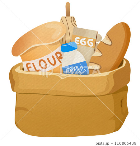 basket of bakery 110805439