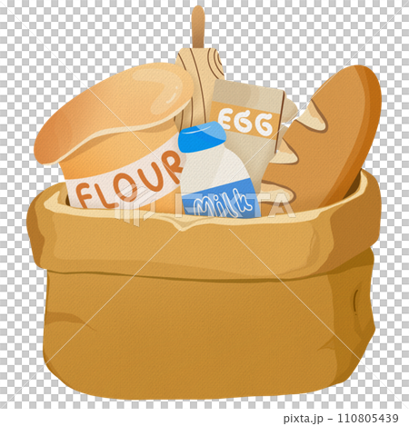 basket of bakery 110805439