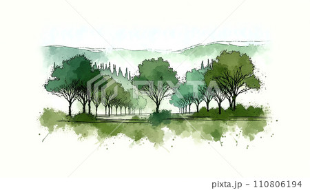tree landscape 110806194