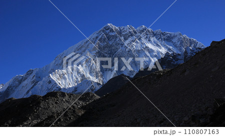 South face of Mount Nuptse 7861, view from Lobuche, Nepal. 110807163