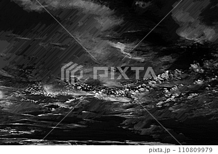 3D画像パステル調アート真夏の入道雲積螺雲33 3D画像パステル調アート真夏の入道雲積螺雲33 110809979