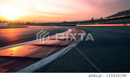 モータースポーツのレース場	 110810190