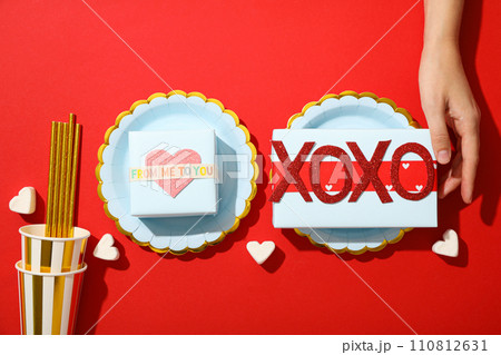 Festive accessories for the party, for Valentine's Day 110812631
