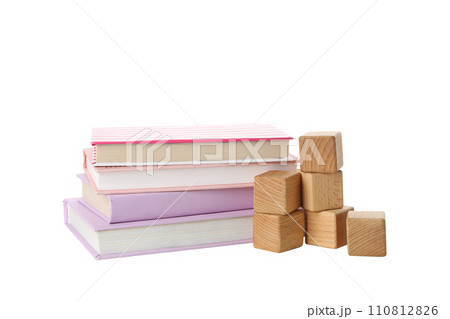 PNG, children's book, with toys, isolated on white background. 110812826